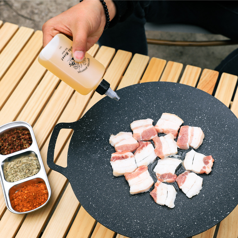 Camping Cooking Oil Container - Przenośny pojemnik 120 ml z zakrętką,